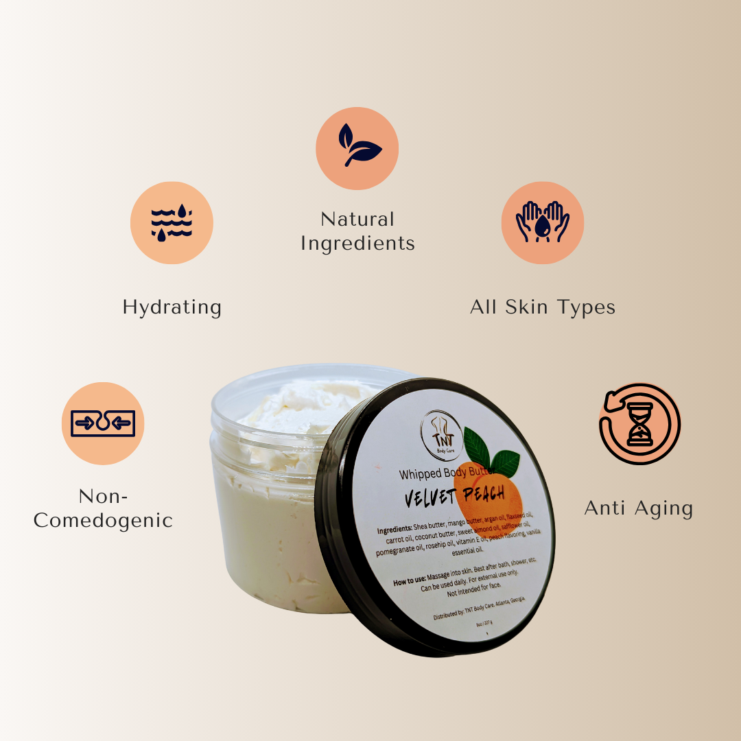 Velvet Peach Whipped Body Butter